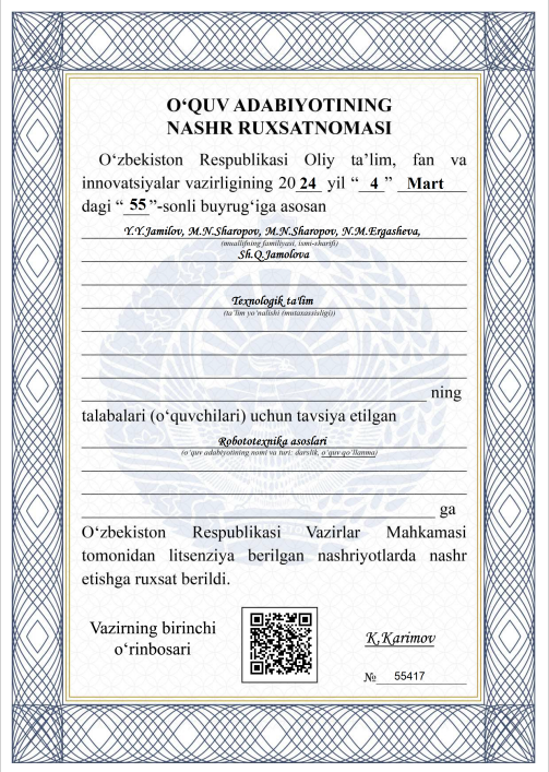 Robototexnika asoslari